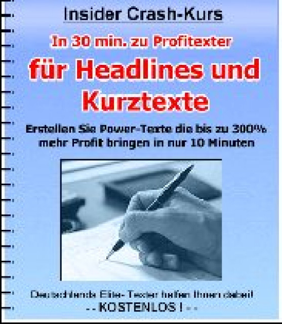!!! - GRATIS Texter-Kurs !!! - Sonstige Anzeigen - Horgenzell