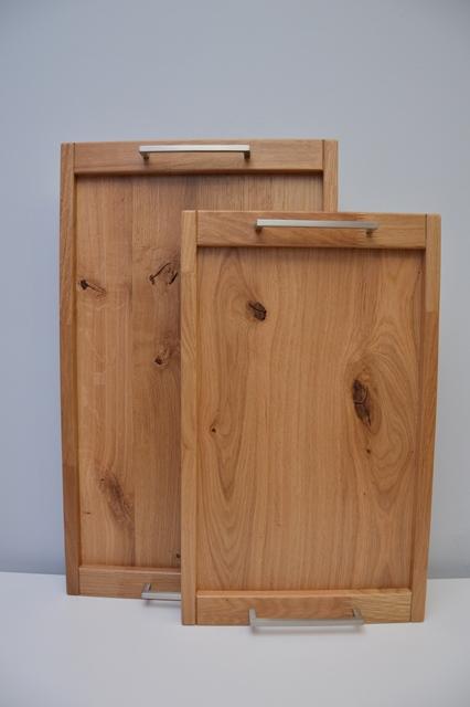 Handgefertigtes Holztablett - Eiche - Set: 2 Stück (groß und klein) - Dienstleistungen Business Gewerbe - Berlin