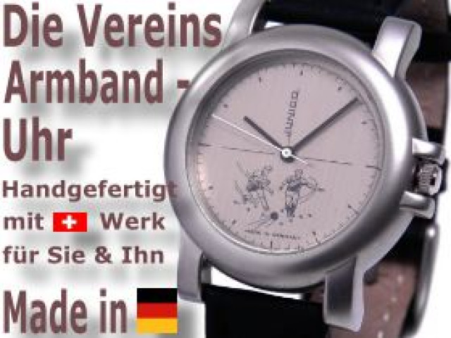 Exklusive Jubiläums-Armbanduhr - Kommunikation - Steinen