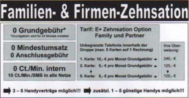 Family-Flat&S.E. W200i für 0 € - Telekommunikation - Heilbronn