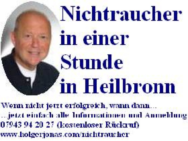 Nichtraucher in 1 Stunde in HN - Wellness Gesundheit - Wedel
