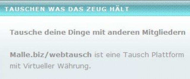 Kostenlose Tauschboerse - Sonstige Anzeigen - Benissa