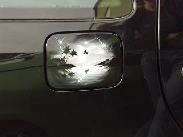 Airbrush Bilder auf Fahrzeugte - Auto Zubehoer - bühl