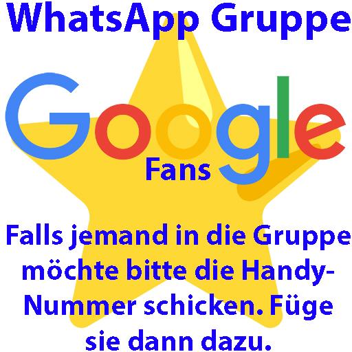 WhatsApp Gruppe ?? GOOGLE FANS Gewerbetreiben können kostenlos dabei sein! - Kommunikation - Hamburg