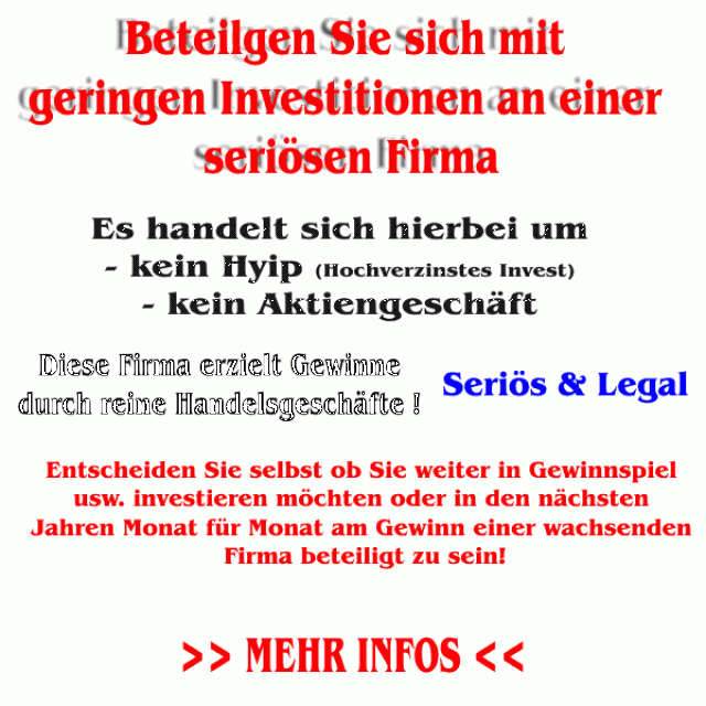 Mtl. 2000,- Rente o. Verdienst - Dienstleistungen Business Gewerbe - Marktzeuln