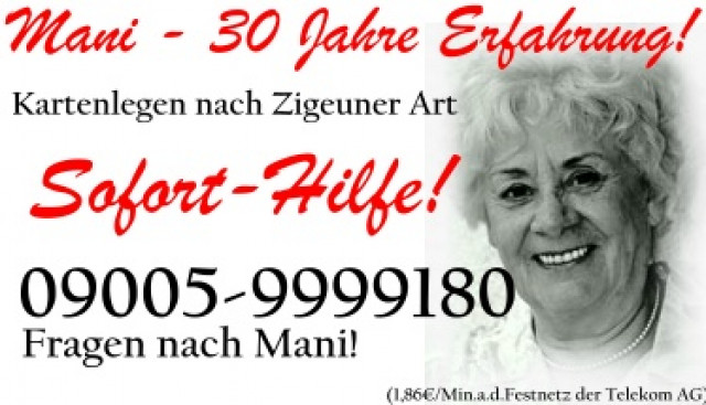 Mani Kartenlegen 30j.Erfahrung - Kommunikation - 