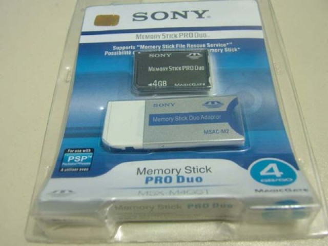 Memory Stick PRO Duo mit 4 GB - Foto Film Cam Optik - Hamburg