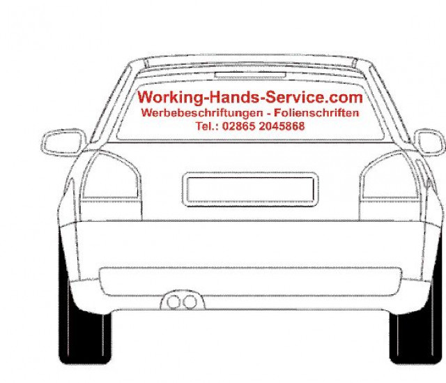 Heckscheibenbeschriftung - Autos nach Marken - Raesfeld