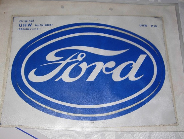 Alter Ford - Aufkleber - Sammlungen - Wien