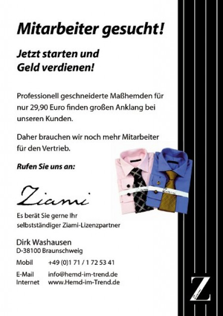Individuelle Maßhemden € 29,90 - Dienstleistungen Business Gewerbe - Braunschweig