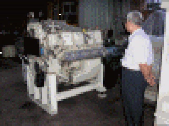 Diesel Motor  MTU 837 BA - Buero Geschaeft - safenwil