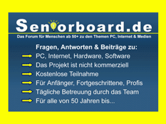 PC Forum ab 50+, werbefrei. - Kommunikation - 
