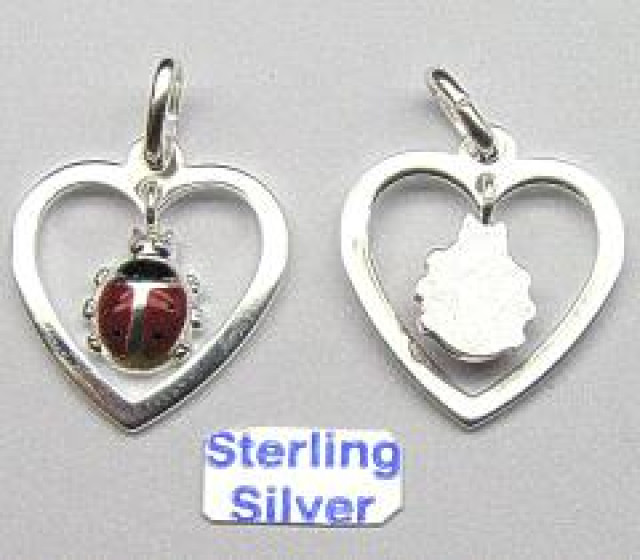 HERZKAEFER MASSIV SILBER 925, - Kleidung Schmuck Accessoires - LORSCH