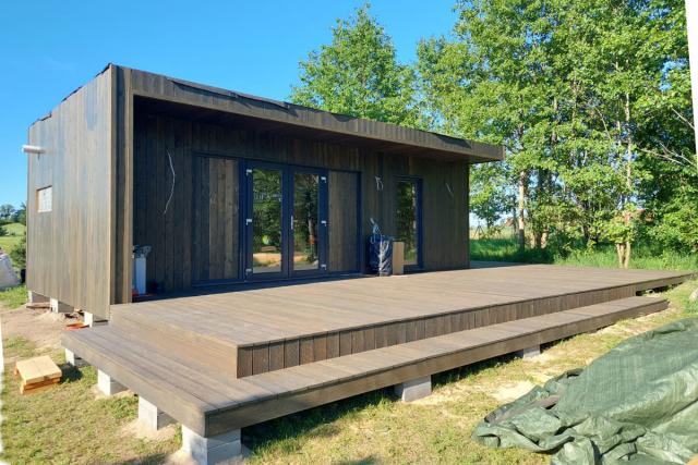 Sommerhaus Holzhaus Tinyhause Ferienhaus Wochenendhaus 10% RABATT - Handwerk Hausbau Garten - Piotrowo Drugie