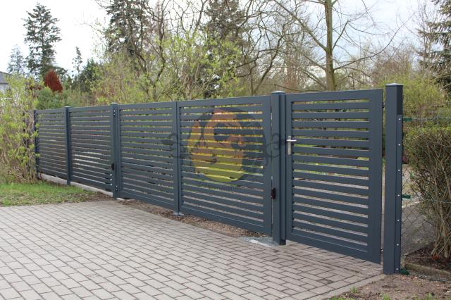 Modernezäune, Metallzäune, Schmiedezäune, Sichtschüzzäune, Geländer, Doppelstabm - Handwerk Hausbau Garten - Berlin