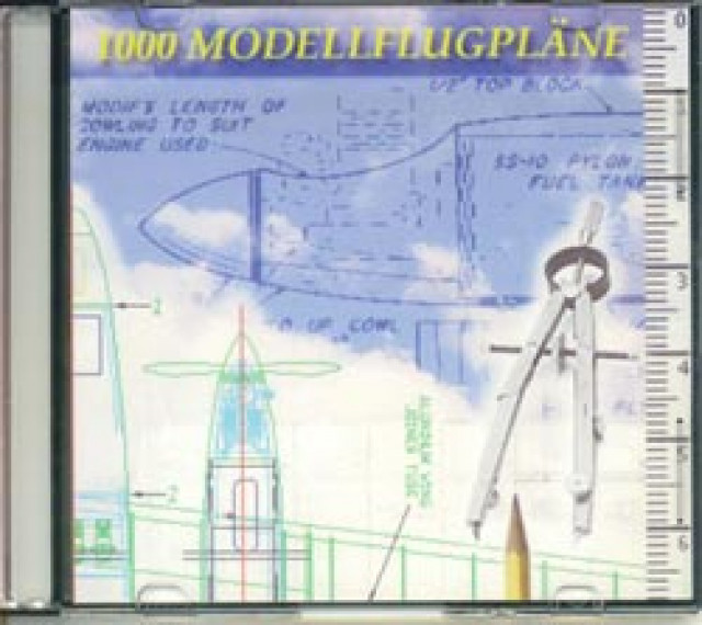 1000 MODELLBAUPLÄNE CD-ROM - Hobby Spiele - 