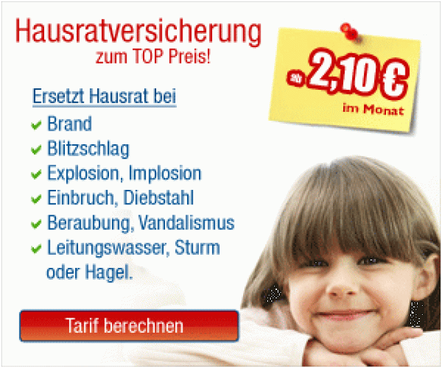 Hausratversicherung - Immobilien - Frankfurt