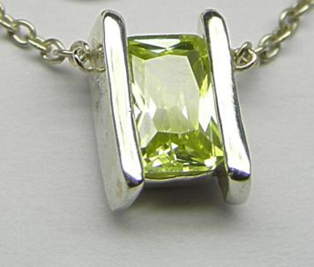 CITRINCOLLIER, SILBER - Kleidung Schmuck Accessoires - Lorsch
