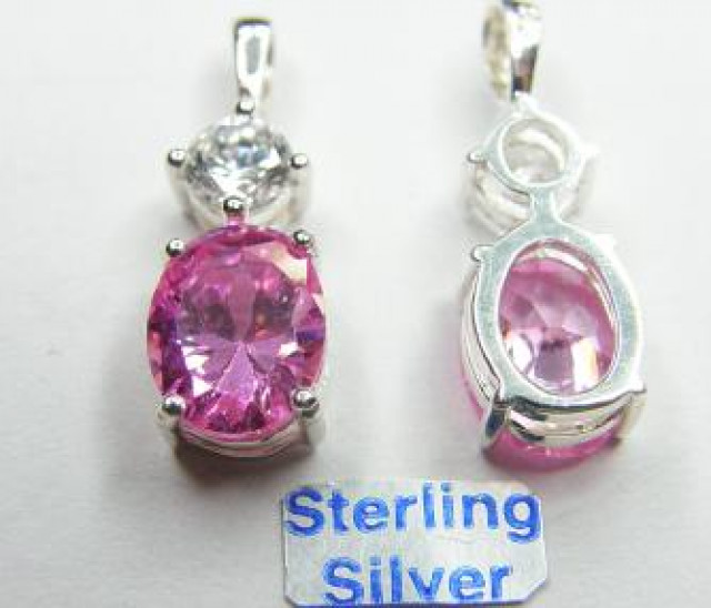 MORGANITROSA-ANHAENGER, SILBE - Kleidung Schmuck Accessoires - Lorsch
