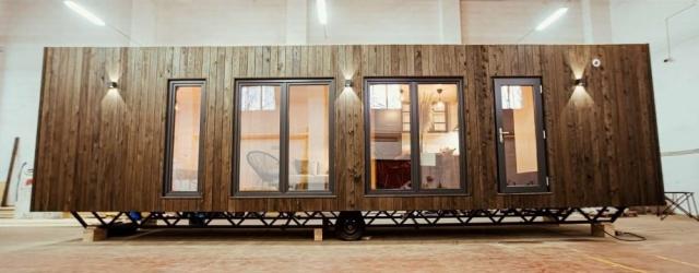 Tiny House Tinyhaus Ferienhaus Mobilheim - Handwerk Hausbau Garten - Piotrowo Drugie