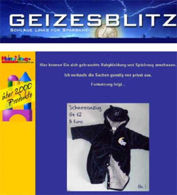Holzspielzeug zum Discountpreis und Babykleidung - Baby und Kind - 